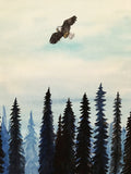Poster: Land of eagle, by Lindblom of Sweden