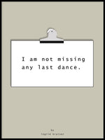 Poster: Last Dance, by Discontinued products