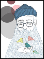 Poster: Lay Eggs in Gramps Beard, by Discontinued products