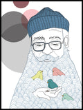 Poster: Lay Eggs in Gramps Beard, by Discontinued products