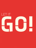 Poster: Let it go, red, by Esteban Donoso