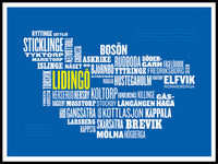 Poster: Lidingö, by Discontinued products