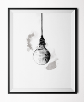 Poster: Light Bulb, by Lotta Larsdotter