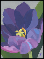 Poster: Purple tulip, by Yvonnes galleri