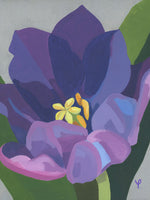 Poster: Purple tulip, by Yvonnes galleri