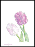 Poster: Purple tulips, by Yvonnes galleri