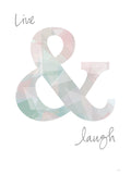Poster: Live & Laugh, by ANNABOYE
