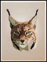 Poster: Lynx, by Lisa Hult Sandgren