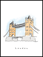 Poster: London -Tower Bridge, by Forma Nova