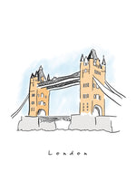 Poster: London -Tower Bridge, by Forma Nova
