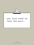 Poster: Look the part, by Discontinued products