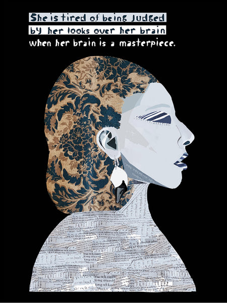 Poster: Looks over brain, by Engdahldesign