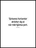 Poster: Lövtunna horisonter, by Discontinued products