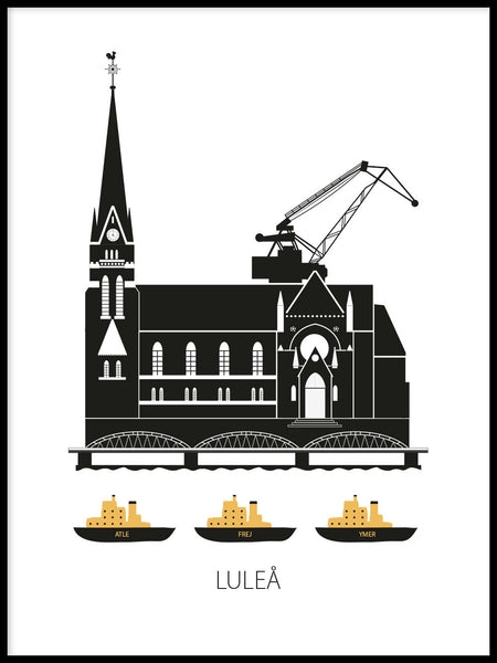 Poster: Luleå, by Forma Nova