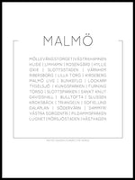 Poster: Malmö, by Lucky Me Studios