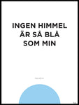 Poster: Malmö FF Ingen himmel är så blå som min, by Tim Hansson