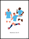 Poster: Manchester City FC, by Tim Hansson