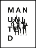 Poster: Manchester United legends, by Tim Hansson