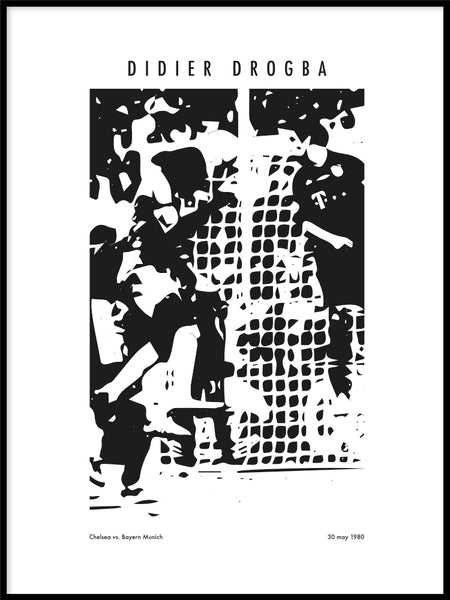 Poster: Memorable players didierdrogba, by Tim Hansson