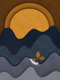 Poster: Mermaid sunset, by EMELIEmaria
