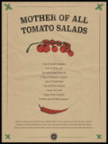 Poster: Mother of all Tomato Salads, by Discontinued products