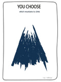 Poster: Mountain, by Sofie Staffans-Lytz