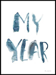 Poster: My year, by Miss Papperista