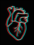 Poster: Neon Heart, by Grafiska huset