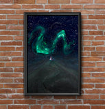 Poster: Night of Northern Lights, by EMELIEmaria
