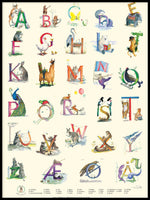 Poster: Norwegian Animal Alphabet, by Discontinued products