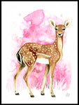 Poster: Oh my deer, by Linda Forsberg