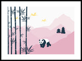 Poster: Panda Pink, by Discontinued products