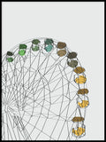 Poster: Ferris wheel, by LIWE