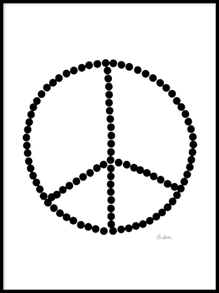 Poster: Peace, by Elina Dahl