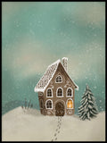 Poster: Ginger bread house, by Lindblom of Sweden