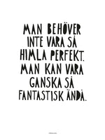 Poster: Perfekt - Fantastisk, by Discontinued products