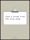 Poster: Ping Pong, by Discontinued products