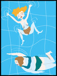 Poster: Pool, by Illustranka