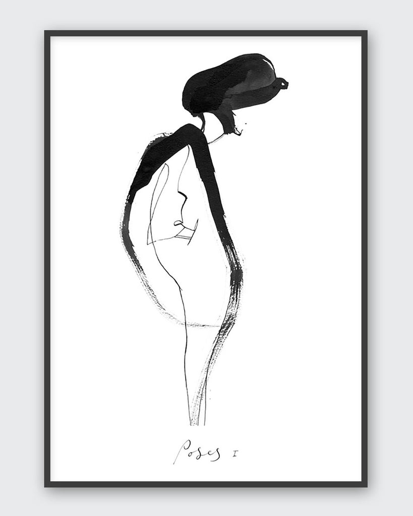 Poster: Poses 1 - order online from nordicpostercollective.com