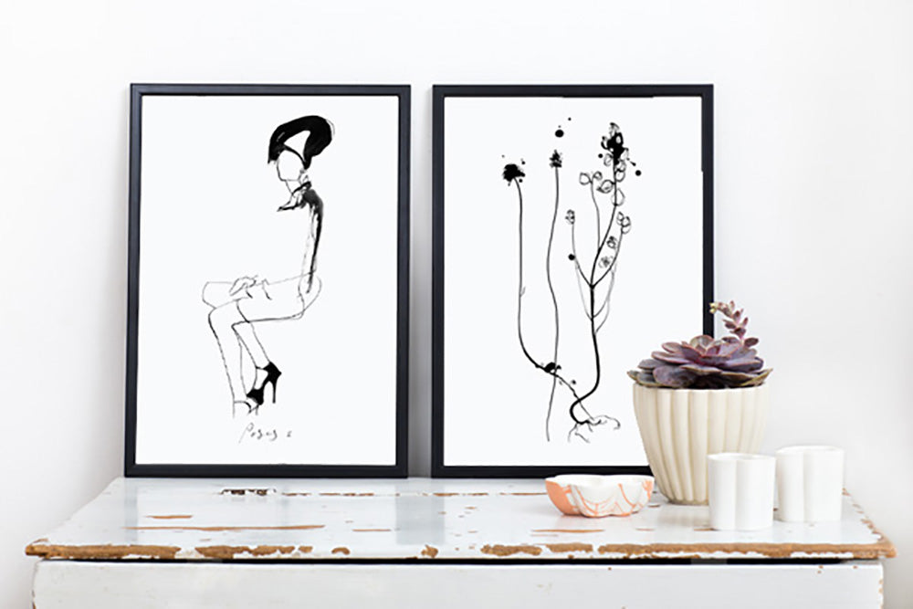 Poster: Poses 2 - order online from nordicpostercollective.com