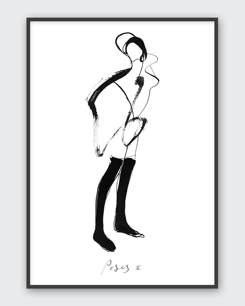 Poster: Poses 3 - order online from nordicpostercollective.com