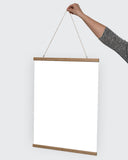 Poster: Poster hanger, oak, by Discontinued products
