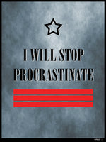 Poster: Procrastinate - rebell-style, by Caro-lines