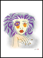 Poster: Purple Hair, by Jiashen Han
