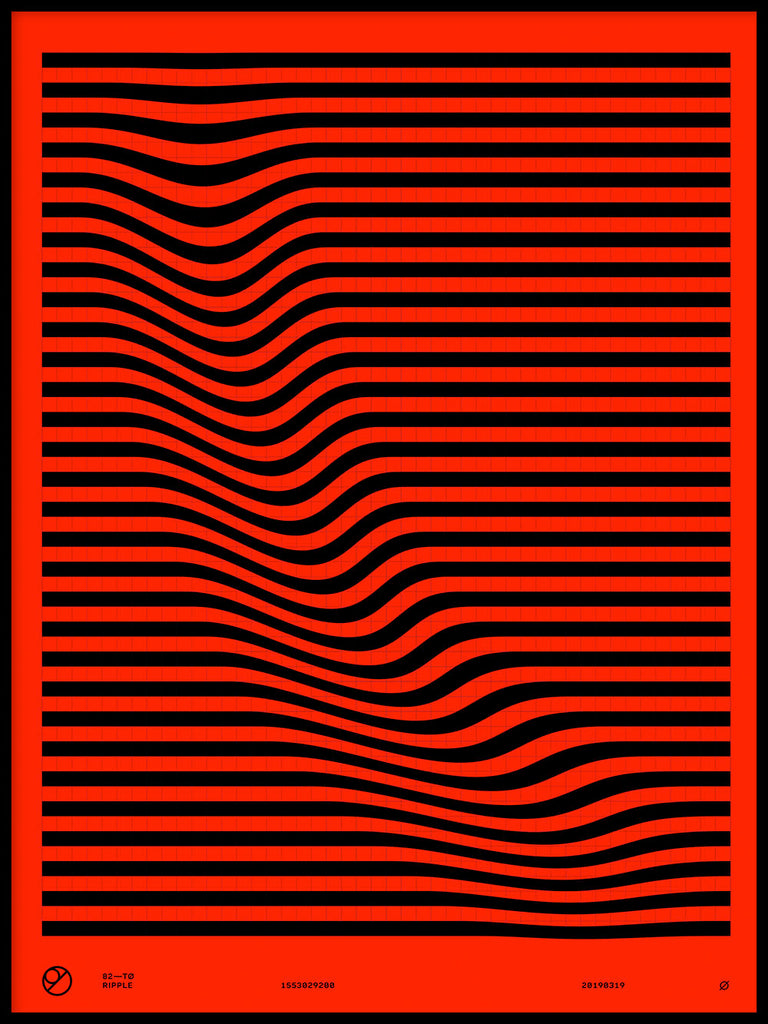 Poster: Ripple - order online from nordicpostercollective.com