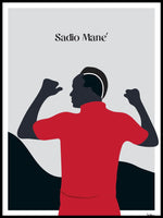 Poster: Sadio Mane, by Tim Hansson