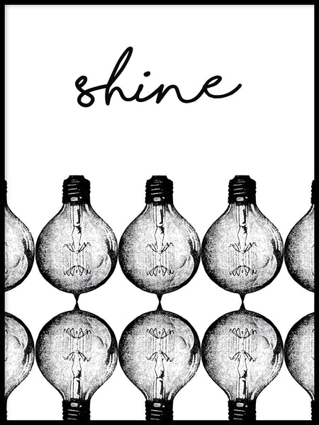 Poster: Shine, by Anna Mendivil / Gypsysoul