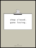 Poster: Shop Closed, by Discontinued products