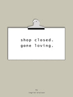 Poster: Shop Closed, by Discontinued products