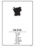 Poster: Skåne, by Caro-lines